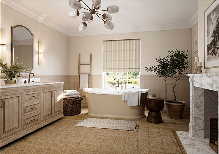 The British Stripe Co. Catherine, Chilterns No.2 - Twist&Fit Roman Blind - Image 7